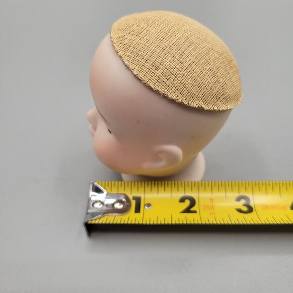 Vintage Porcelain Bisque Doll Head Reproduction Grace C Rockwell Doll Part - Picture 9 of 10